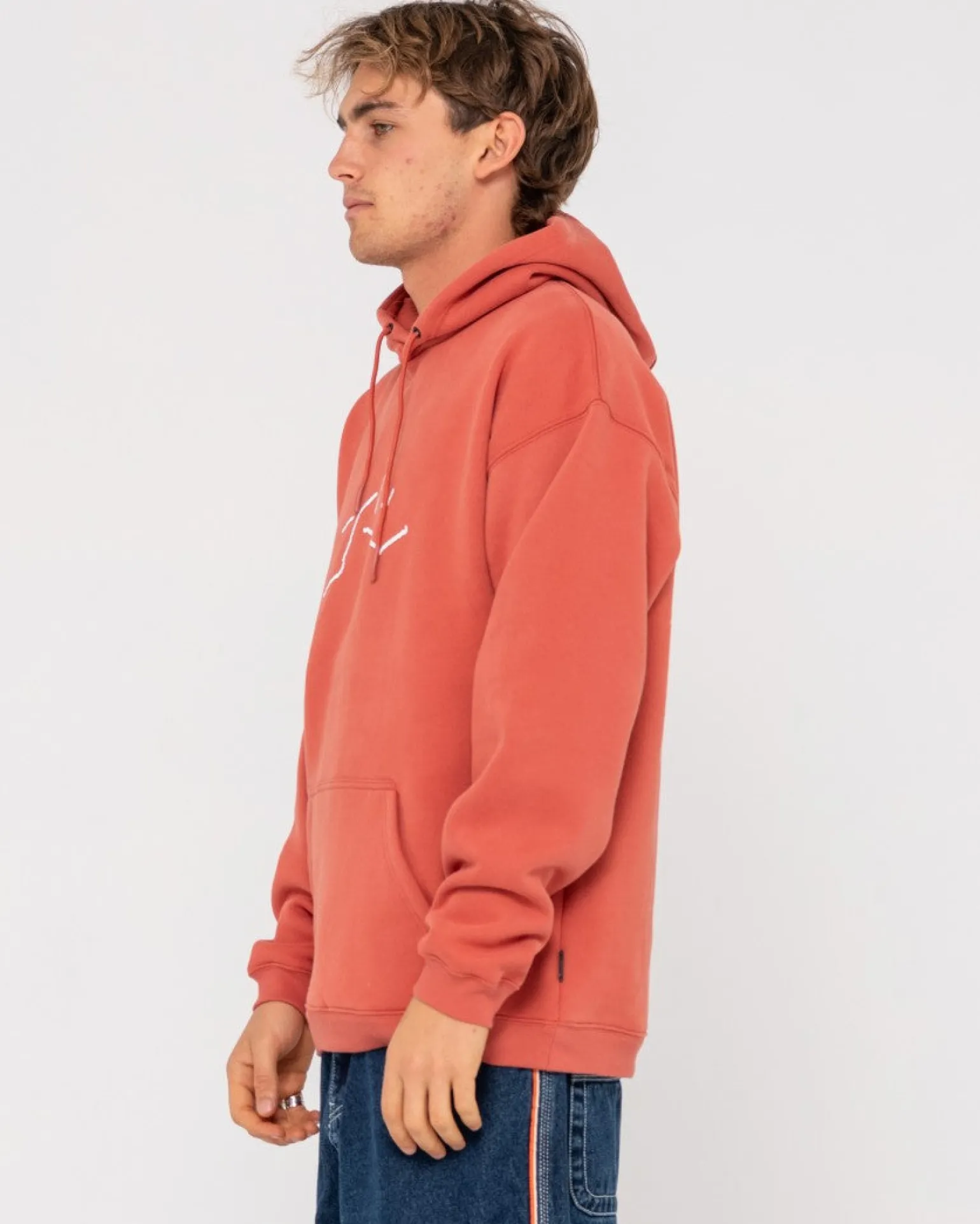 Sudadera Con Capucha De Polar Super Relajada Shadow R>Rusty Store