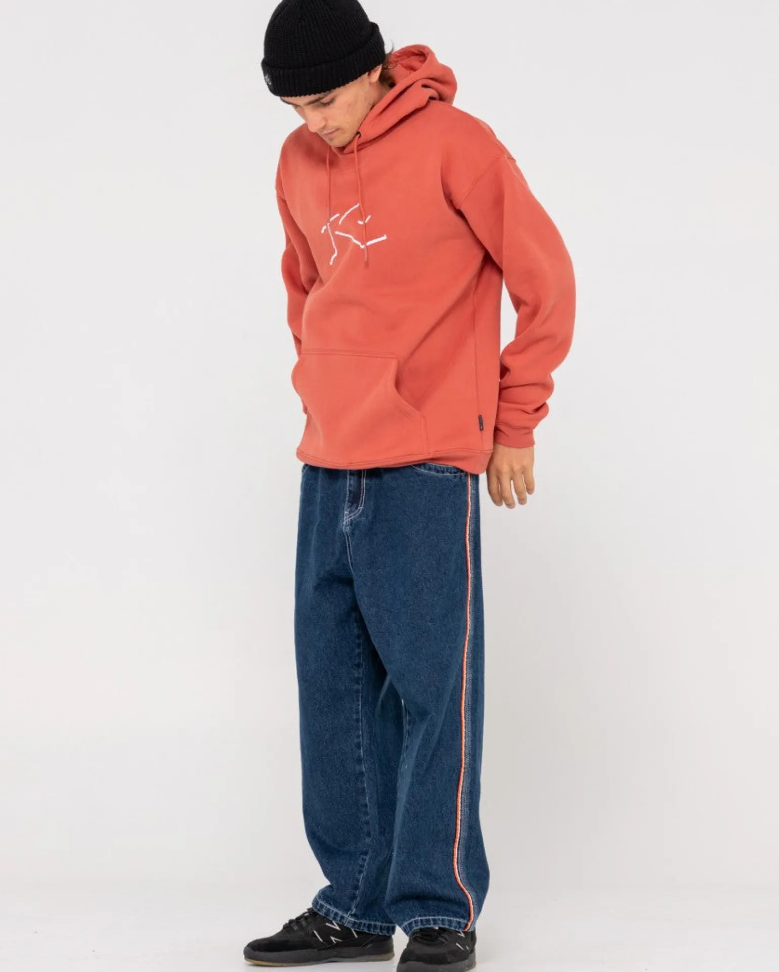 Sudadera Con Capucha De Polar Super Relajada Shadow R>Rusty Store