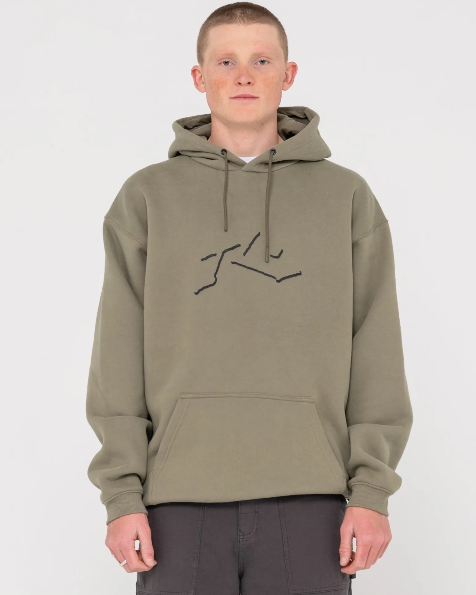 Sudadera Con Capucha De Polar Super Relajada Shadow R>Rusty Store