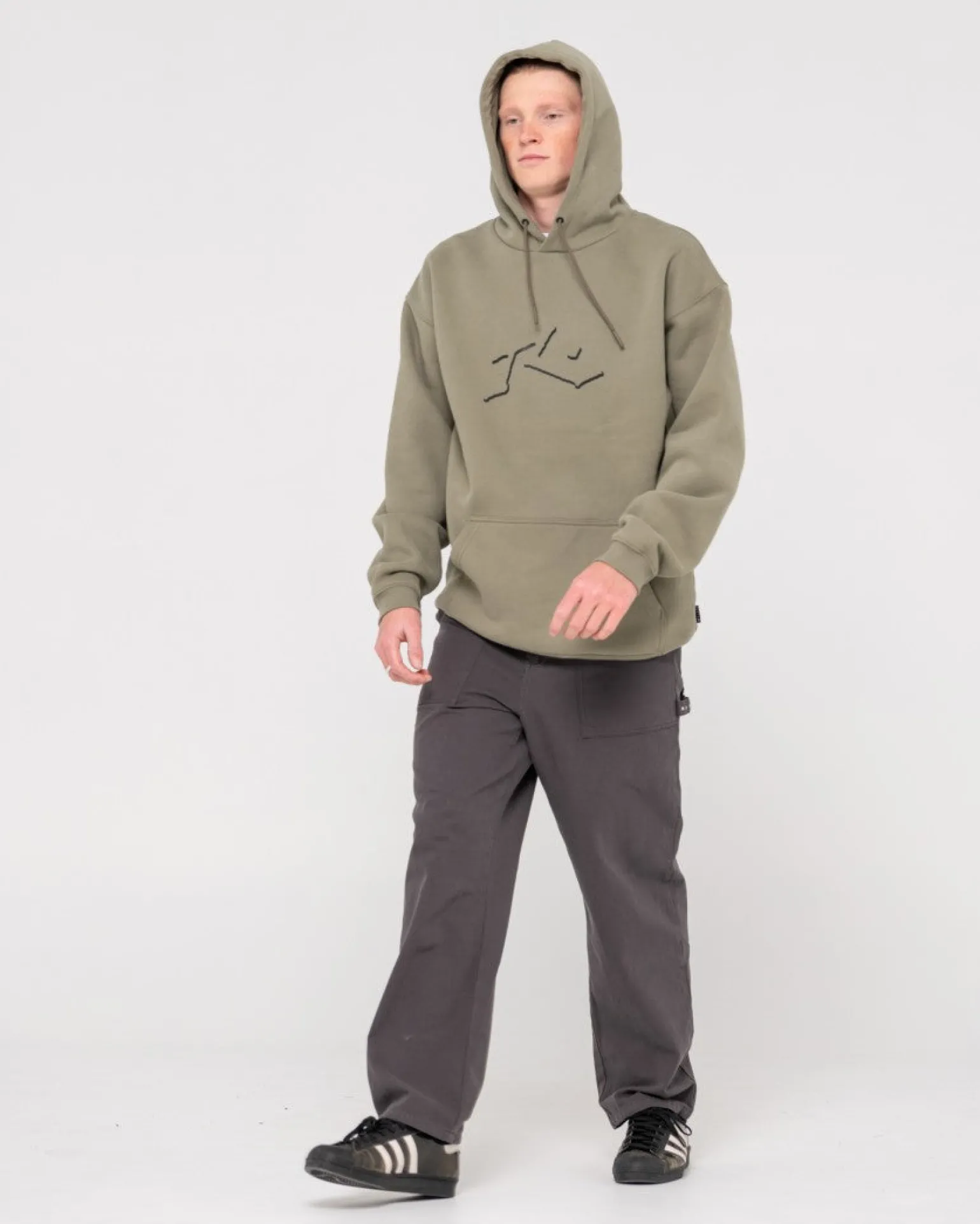 Sudadera Con Capucha De Polar Super Relajada Shadow R>Rusty Store