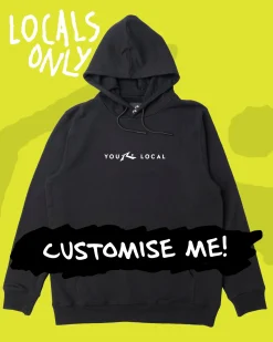 Sudadera Con Capucha De Tejido Polar Con Estampado Personalizado De Locals Only>Rusty Online