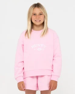 Thriving Relaxed Crew Polar Para Ninas>Rusty Best Sale