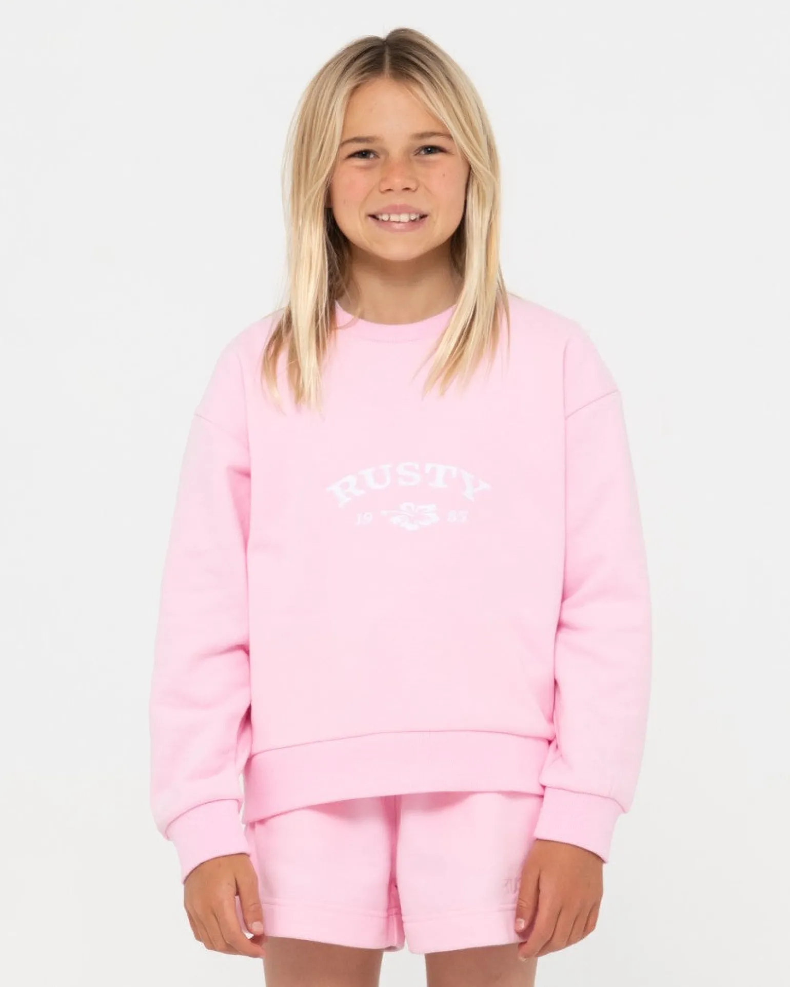 Thriving Relaxed Crew Polar Para Ninas>Rusty Best Sale