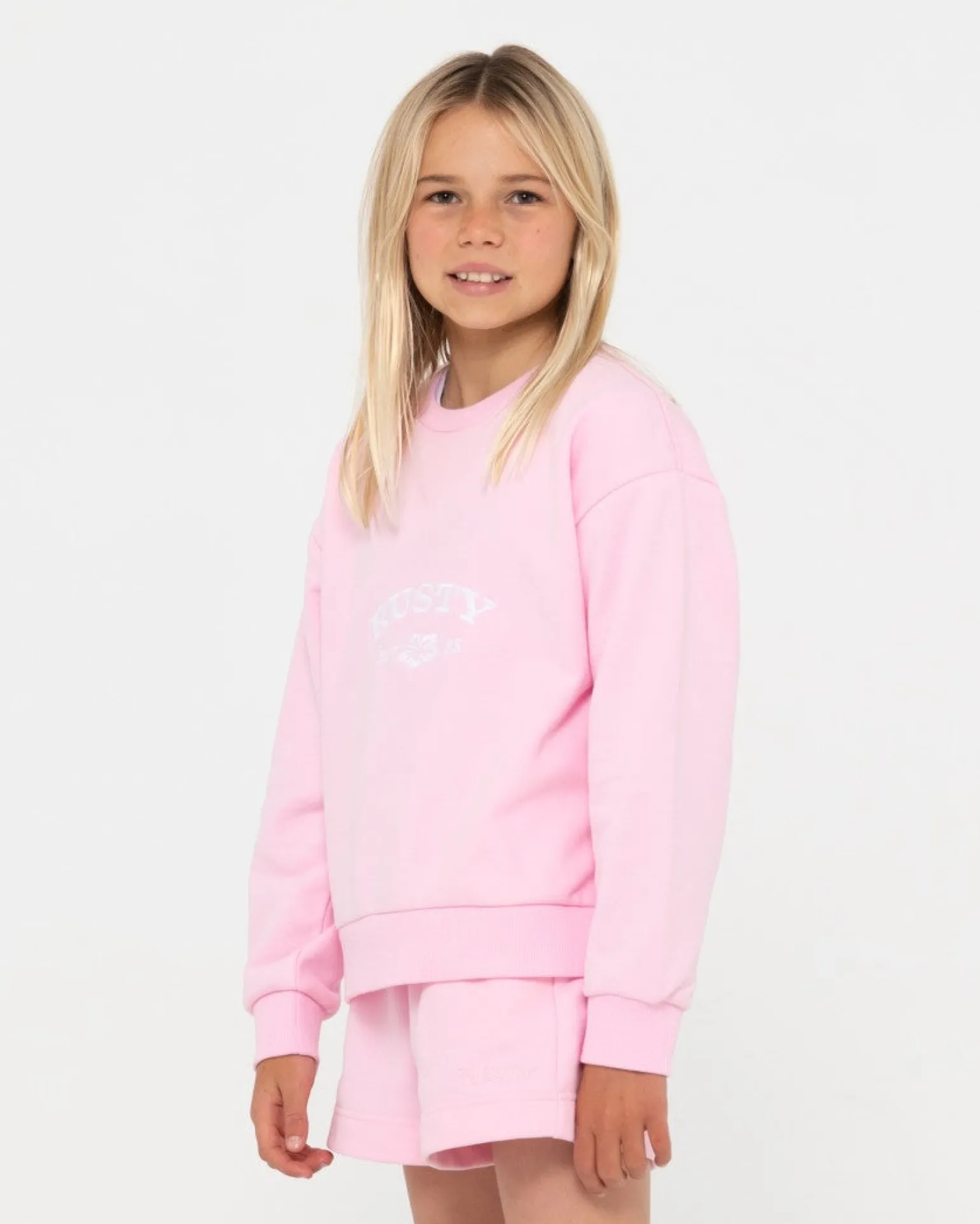 Thriving Relaxed Crew Polar Para Ninas>Rusty Best Sale
