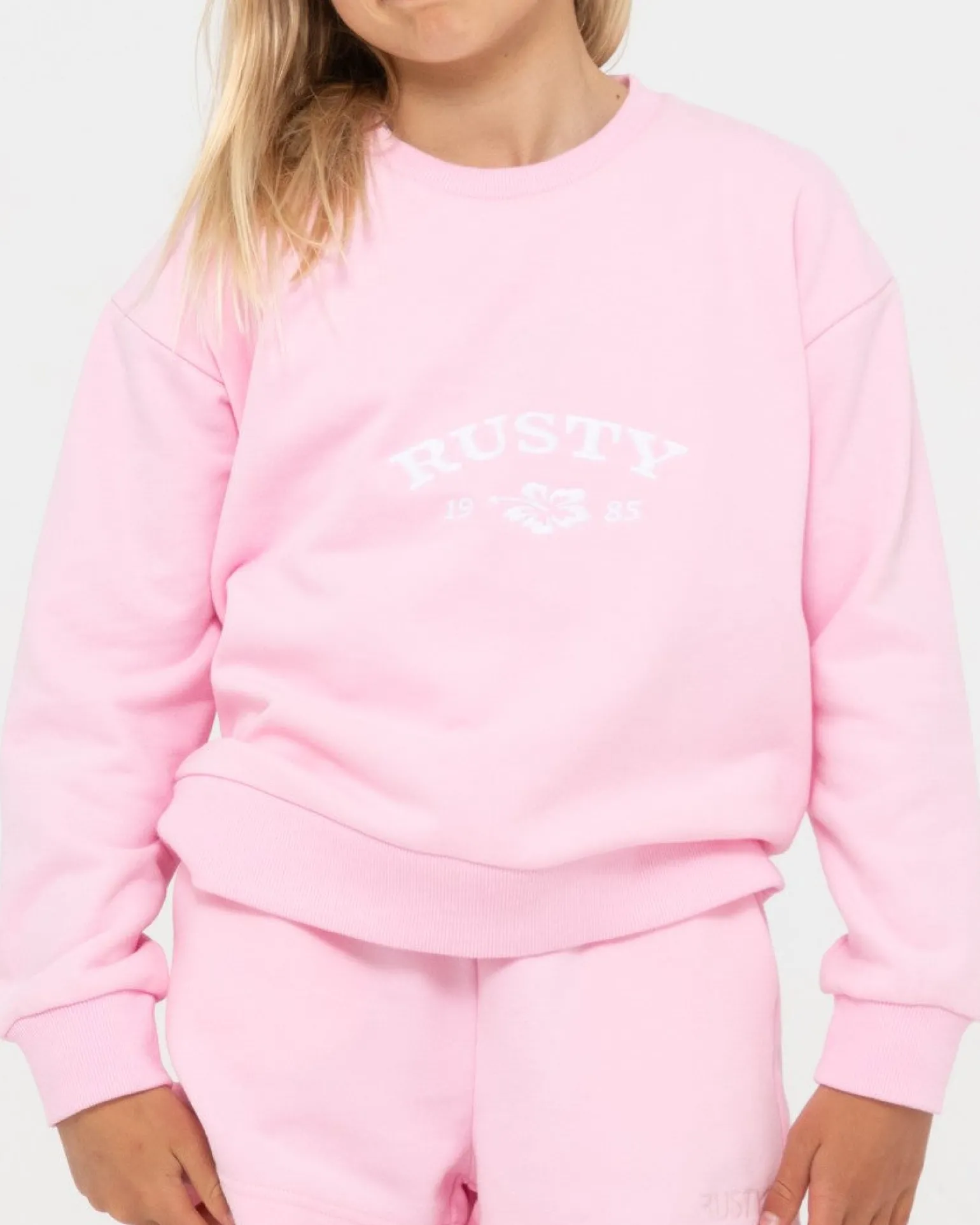 Thriving Relaxed Crew Polar Para Ninas>Rusty Best Sale