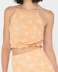 Top Corto Con Cuello Halter De Heading West><noscript><img width=