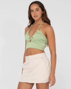 Top Corto Con Escote Halter Y Abertura Vicky><noscript><img width=