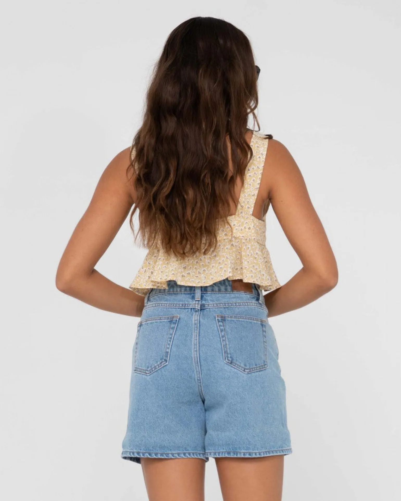 Top Corto Con Estampado Floral Magnolia>Rusty Clearance