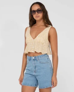 Top Corto Con Estampado Floral Magnolia><noscript><img width=