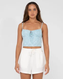 Top Corto De Tirantes Con Estampado Maia>Rusty Sale
