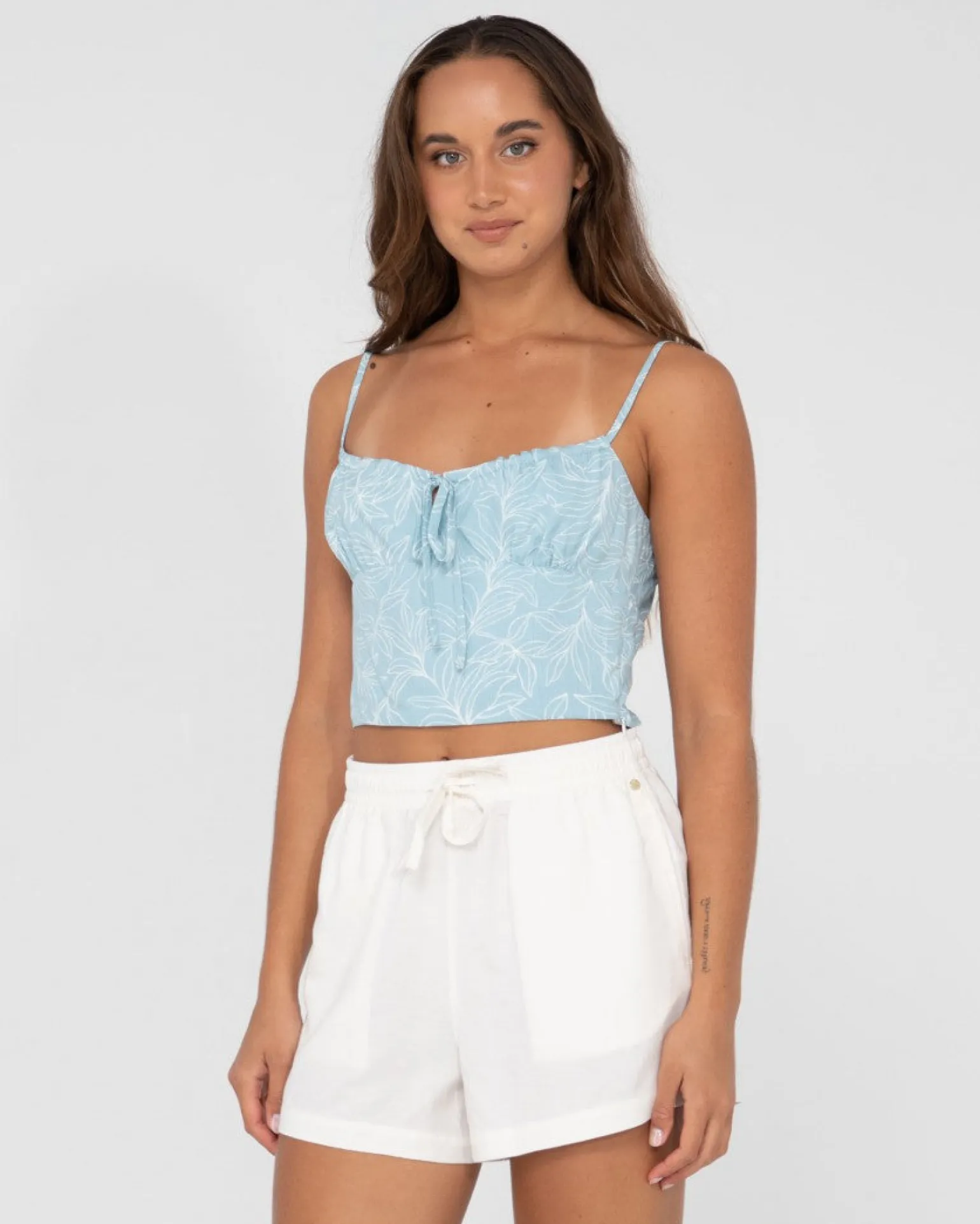 Top Corto De Tirantes Con Estampado Maia>Rusty Sale