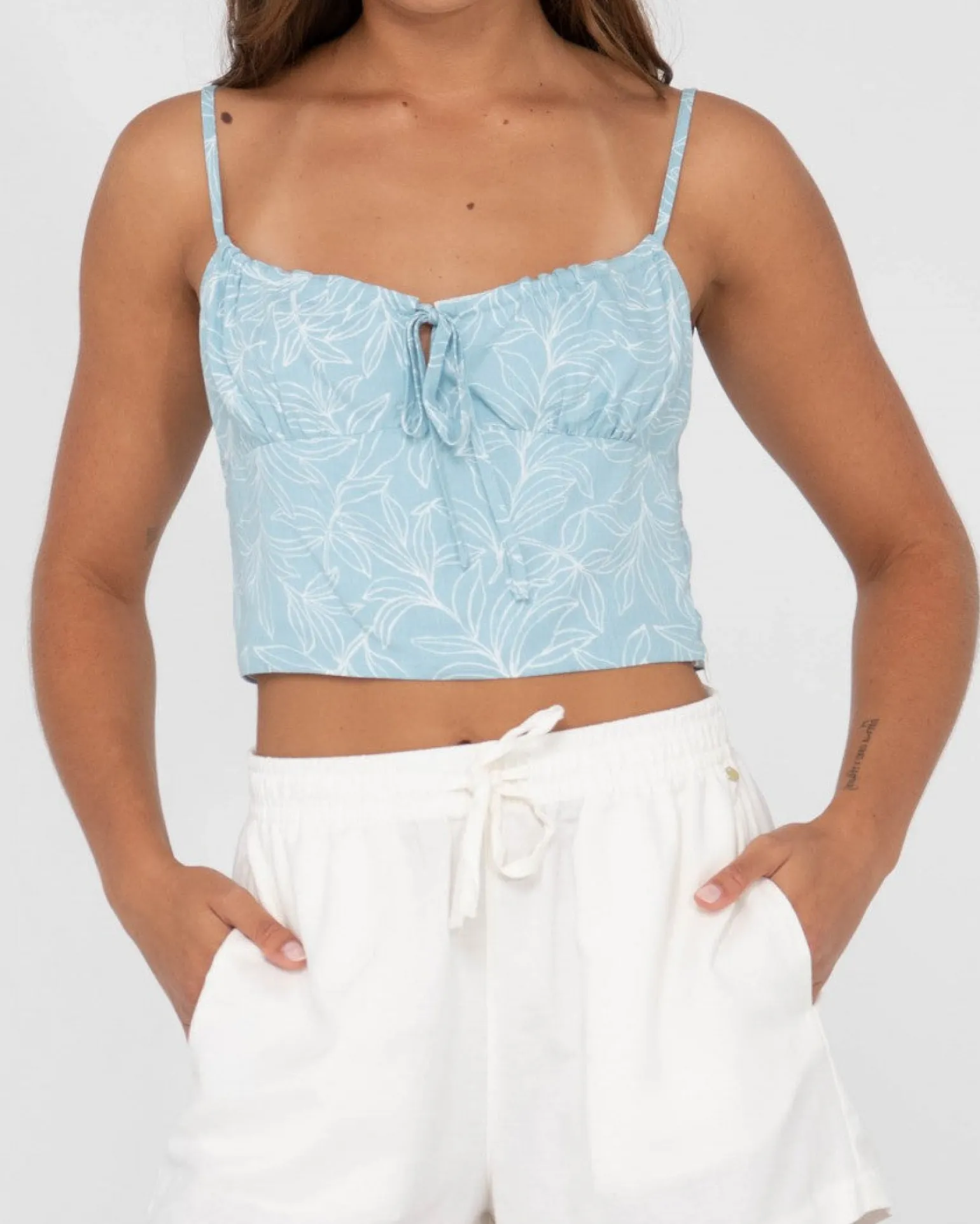 Top Corto De Tirantes Con Estampado Maia>Rusty Sale