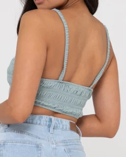 Top Corto Fruncido Danielle><noscript><img width=