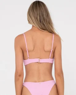 Top De Bikini Balconette Con Textura De Sandalo>Rusty Sale