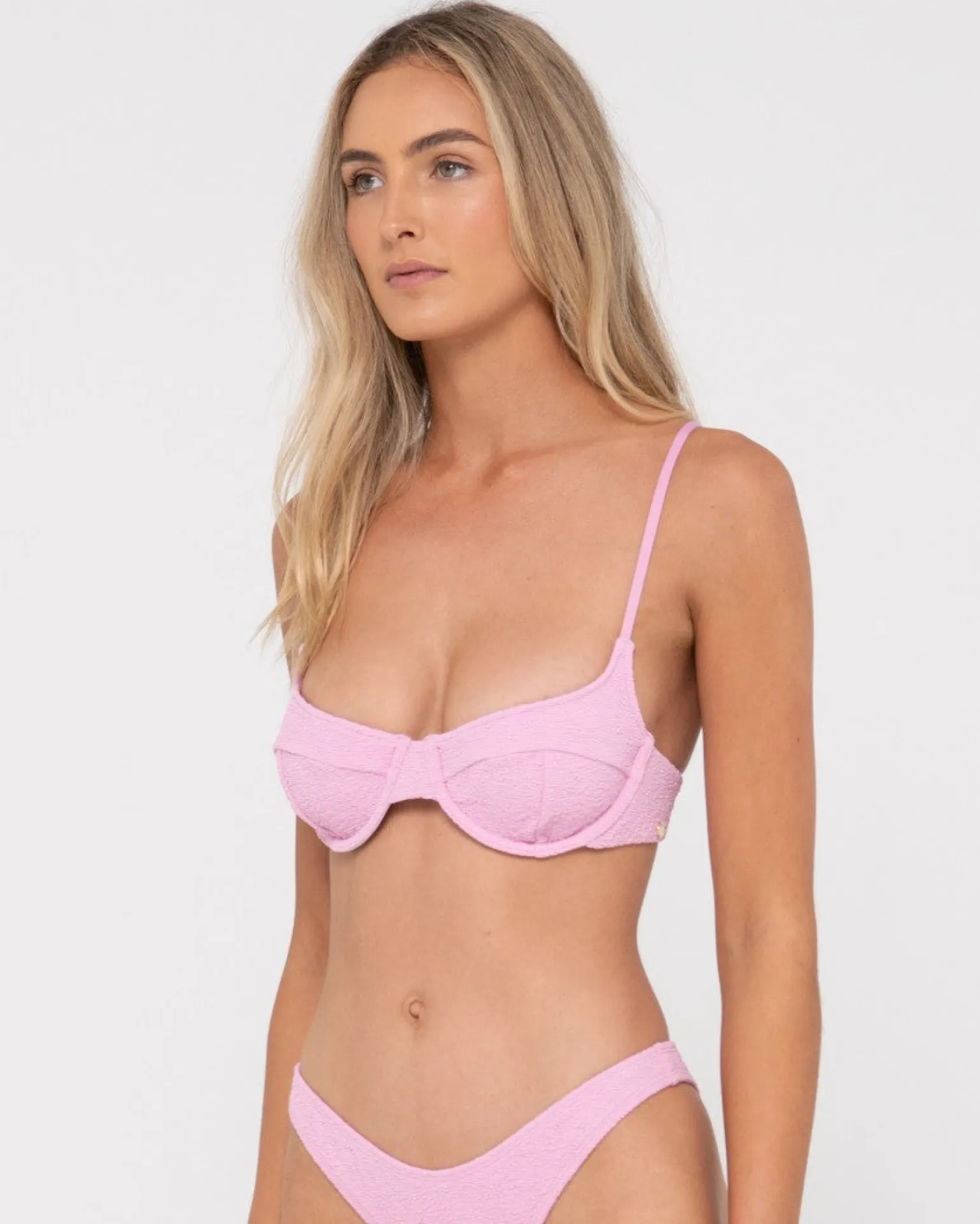 Top De Bikini Balconette Con Textura De Sandalo>Rusty Sale