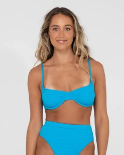 Top De Bikini Balconette Con Textura De Sandalo>Rusty Flash Sale