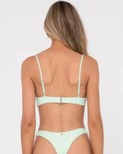 Top De Bikini Balconette Con Textura De Sandalo>Rusty Cheap