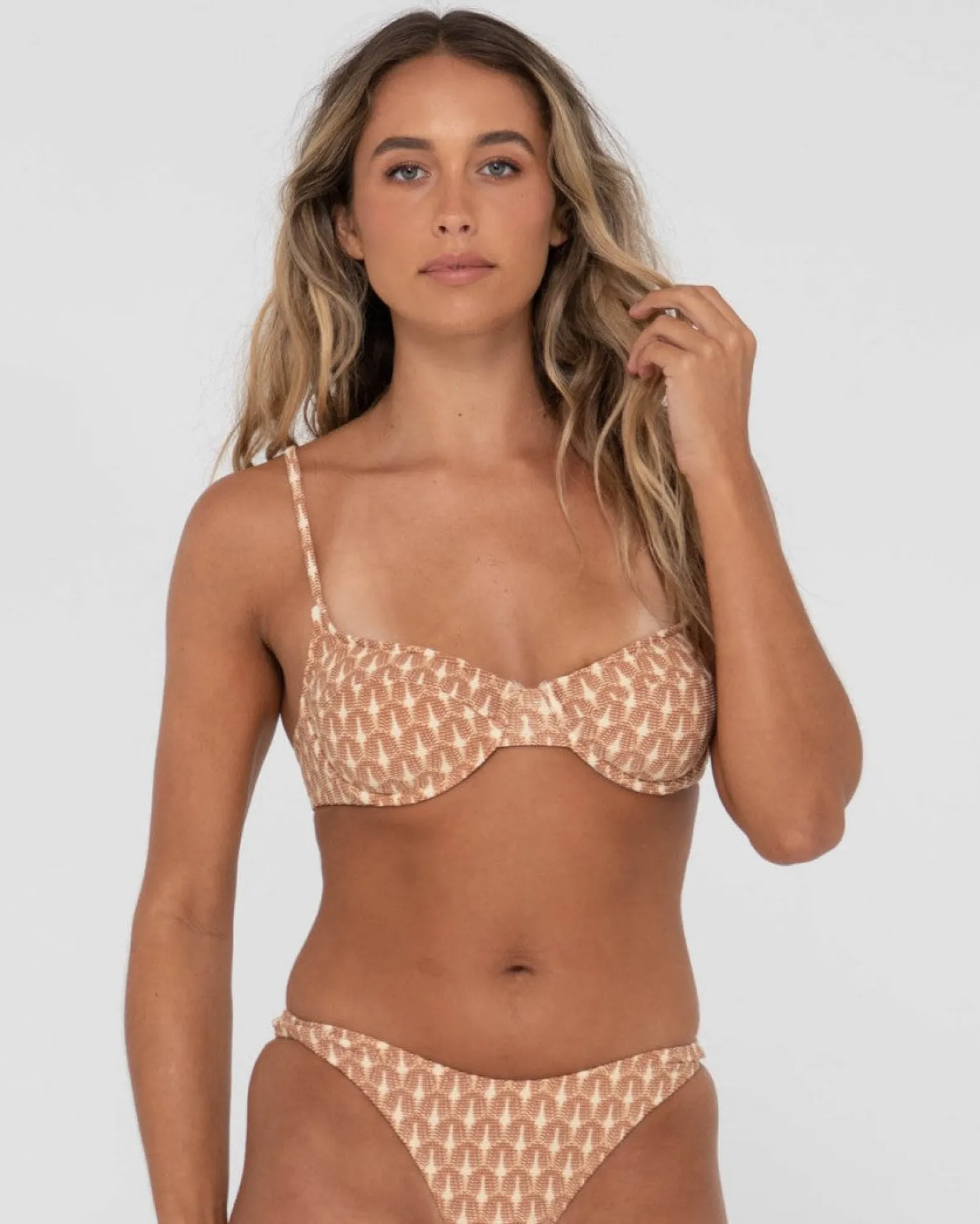 Top De Bikini Balconette Estampado Panama>Rusty Shop