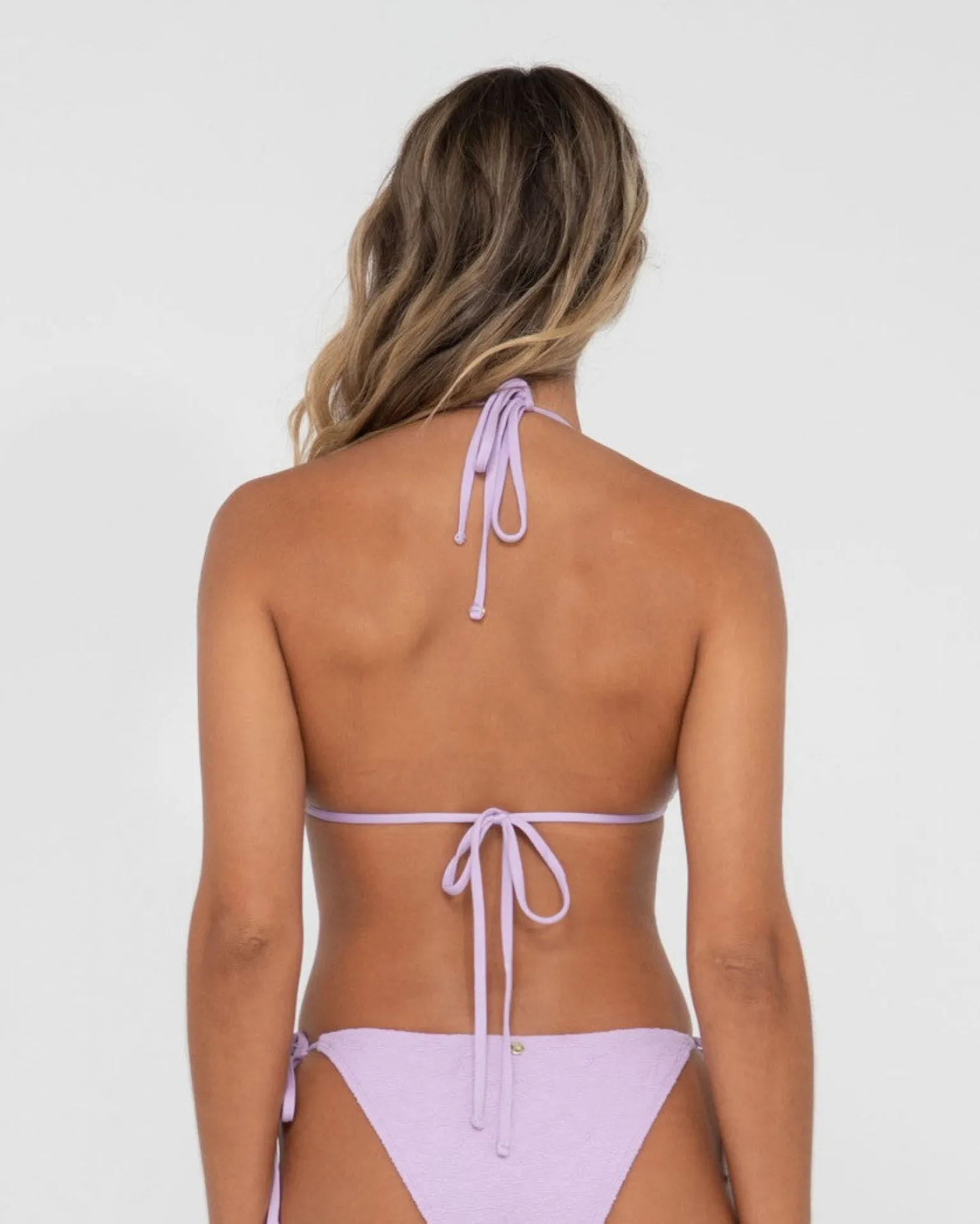 Top De Bikini Multiposicion Con Textura De Sandalo>Rusty Cheap