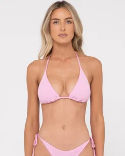 Top De Bikini Multiposicion Con Textura De Sandalo>Rusty Flash Sale