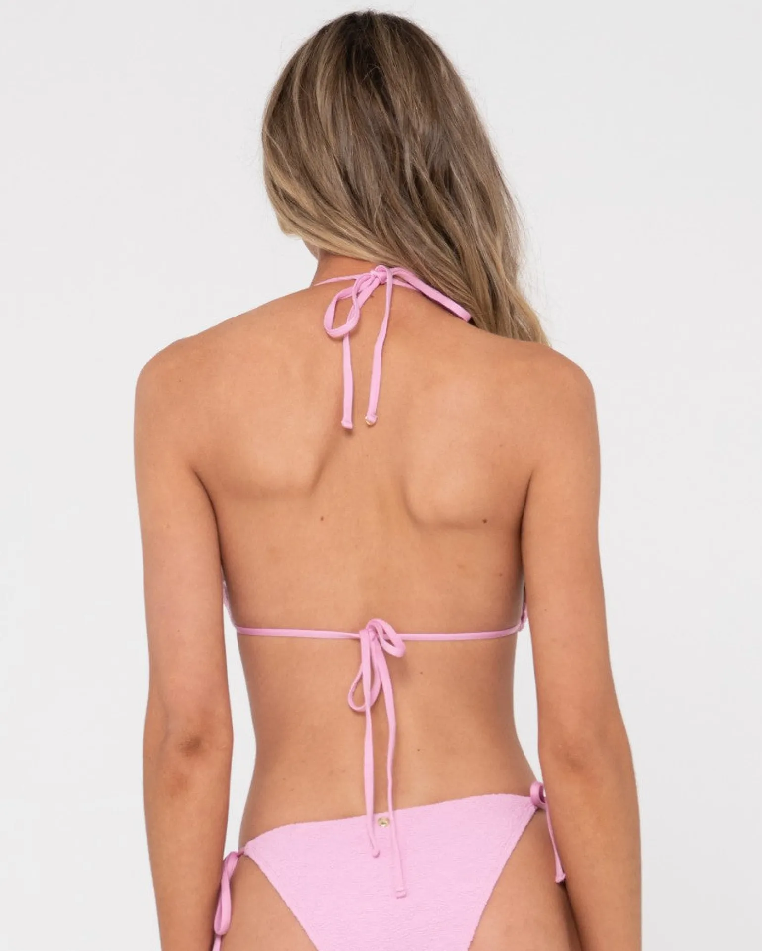 Top De Bikini Multiposicion Con Textura De Sandalo>Rusty Clearance