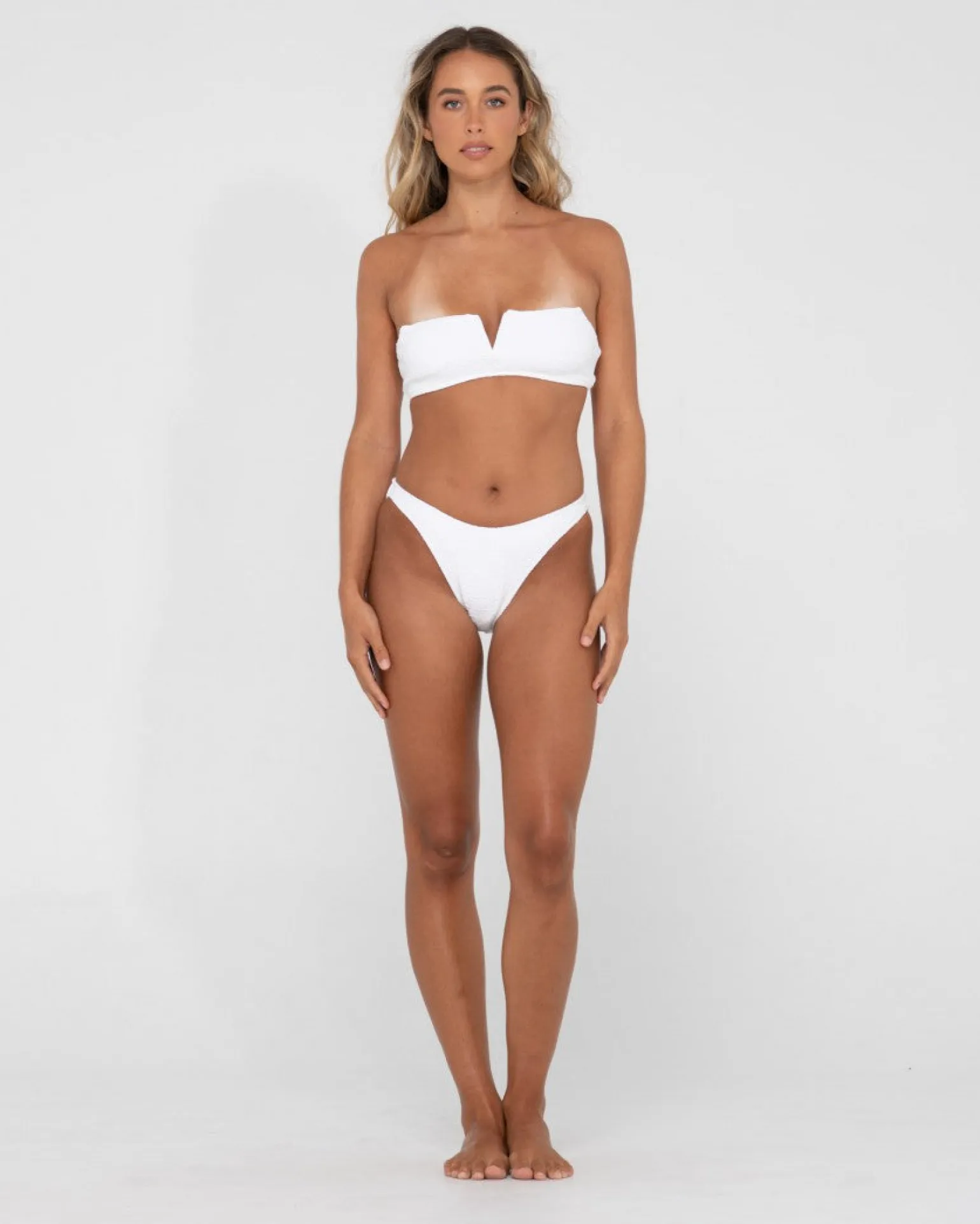 Top De Bikini Tipo Bralette Con Textura De Sandalo>Rusty Sale