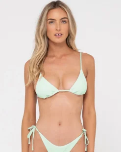 Top De Bikini Triangular Pulido Con Textura De Sandalo>Rusty Sale