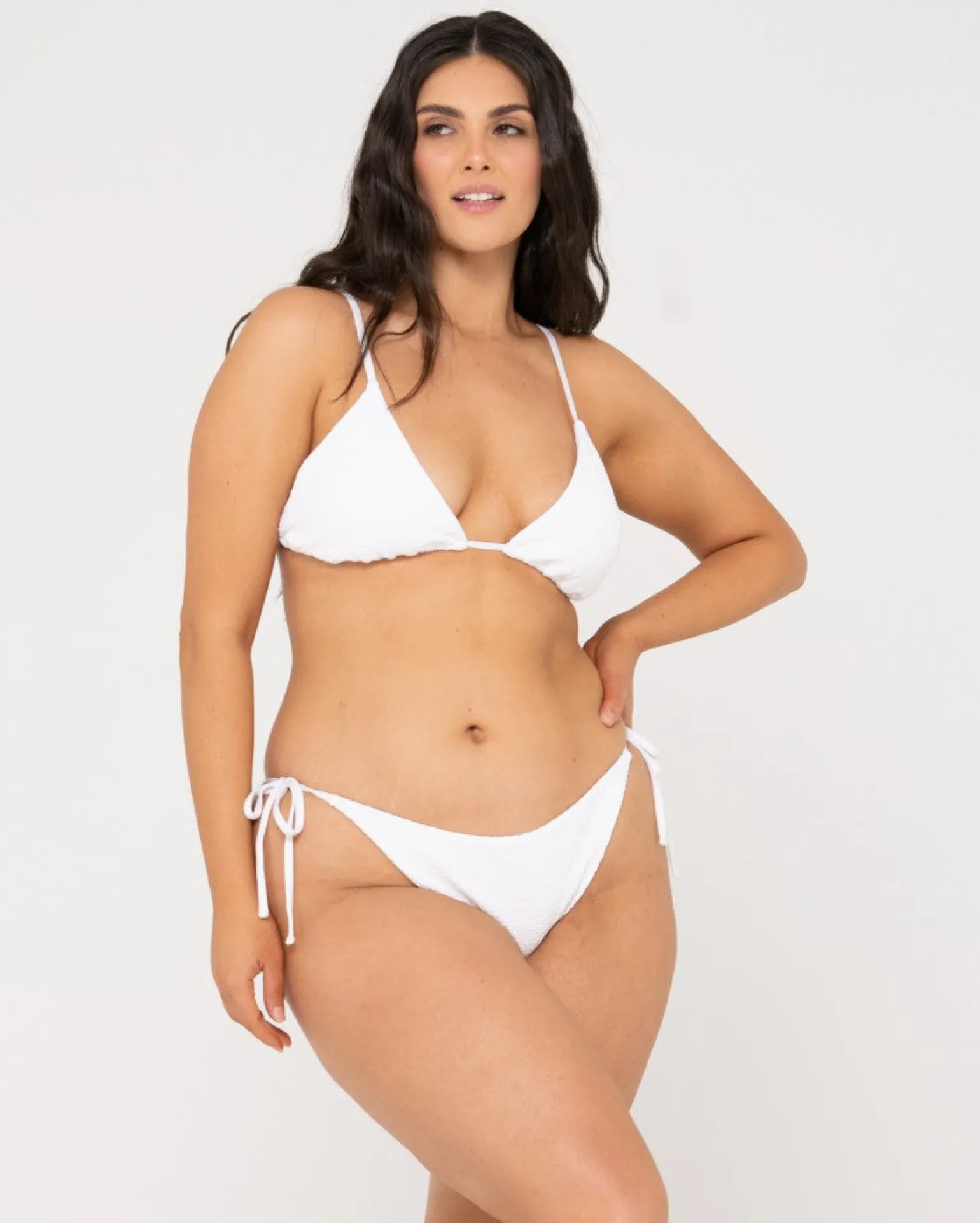 Top De Bikini Triangular Pulido Con Textura De Sandalo>Rusty Flash Sale