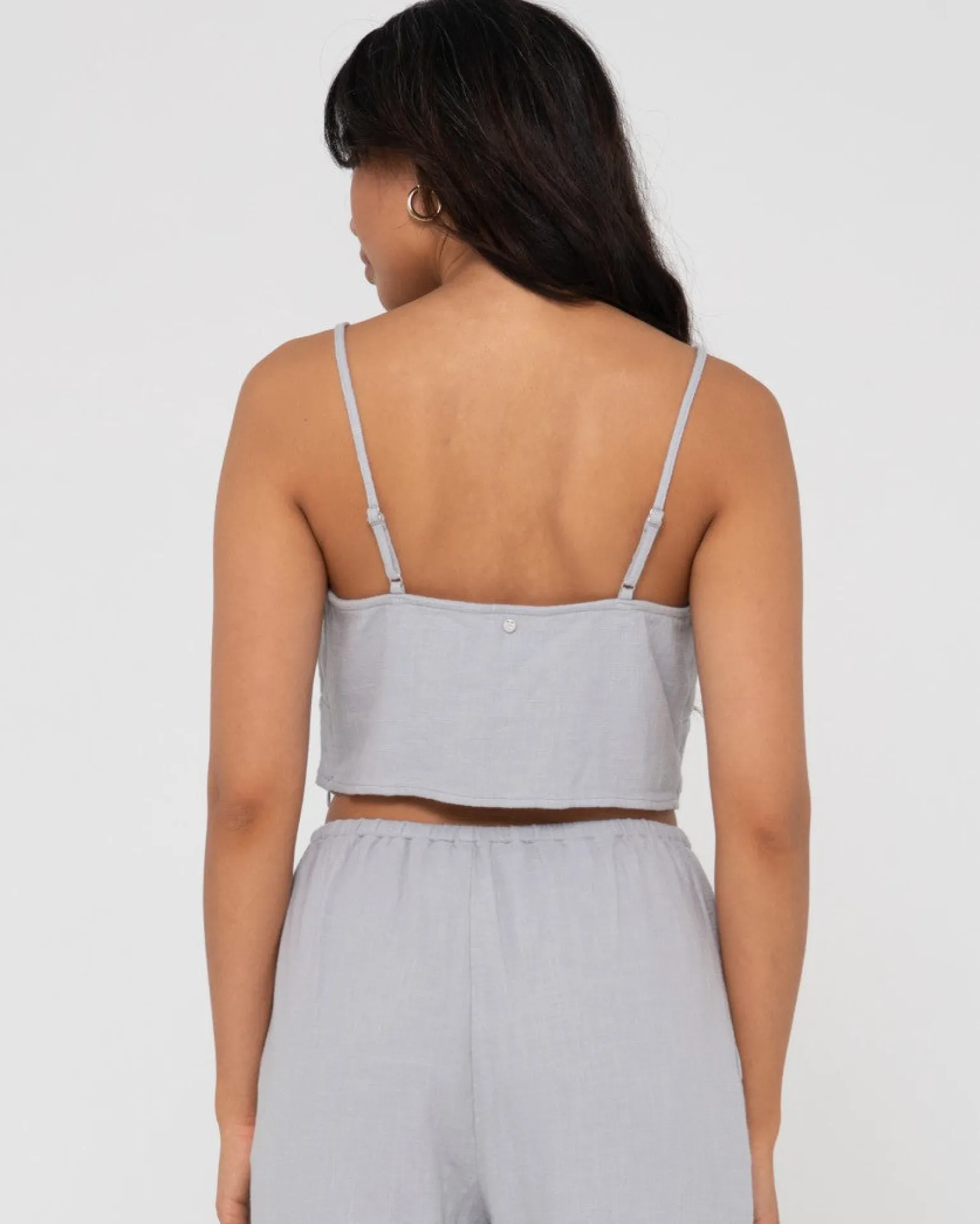 Top Lencero De Lino Con Cuello En V Carolina>Rusty Outlet