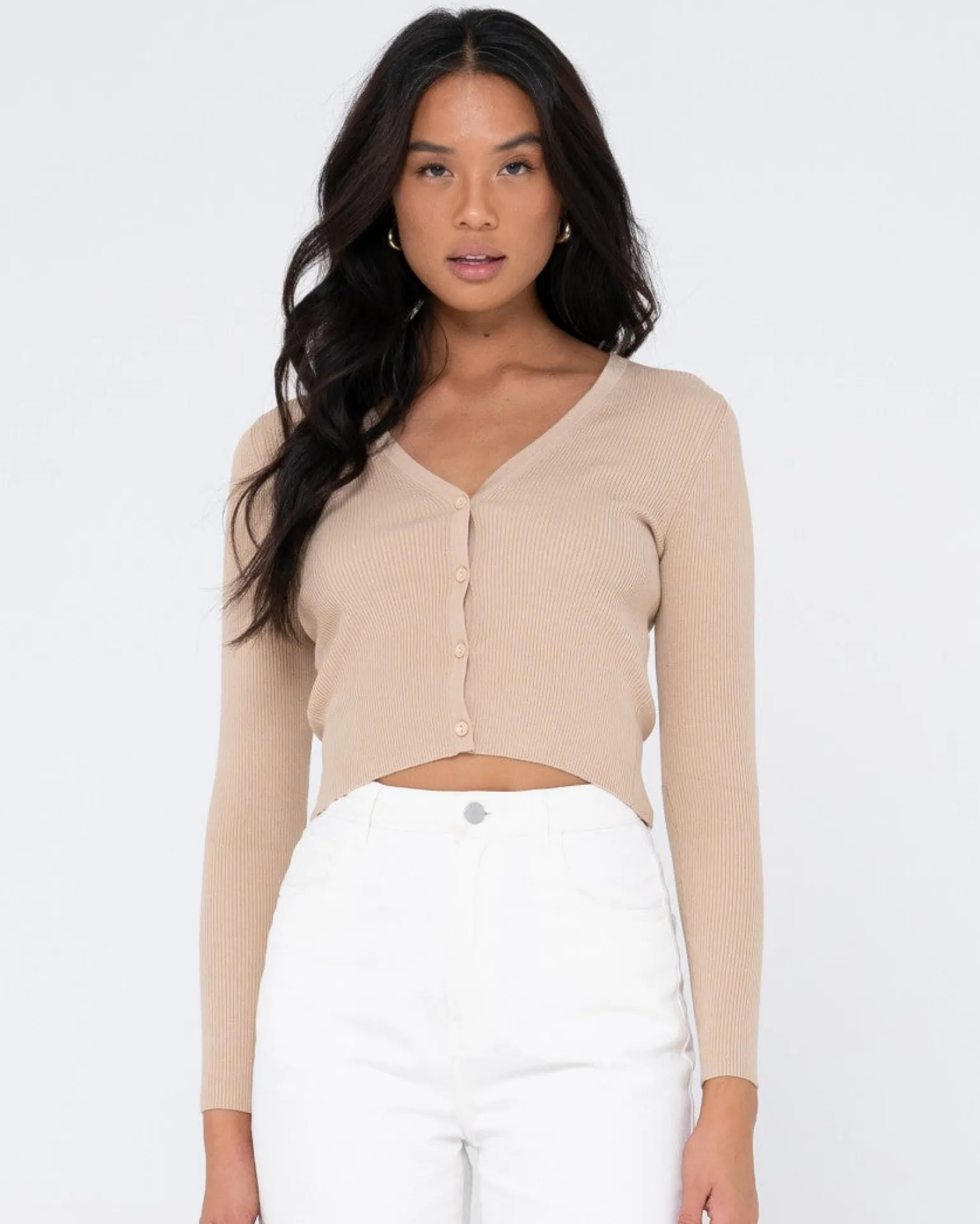 Top Tipo Cardigan De Manga Larga Avalon>Rusty Cheap