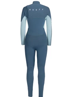 Traje De Neopreno Steamer De Manga Larga Con Cremallera En El Pecho 3/2 Ecoprene Serie A><noscript><img width=