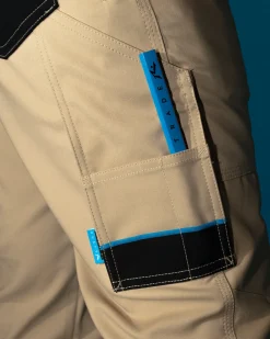 Tr246 Pantalon De Trabajo Elastico Con 9 Bolsillos Y Punos><noscript><img width=