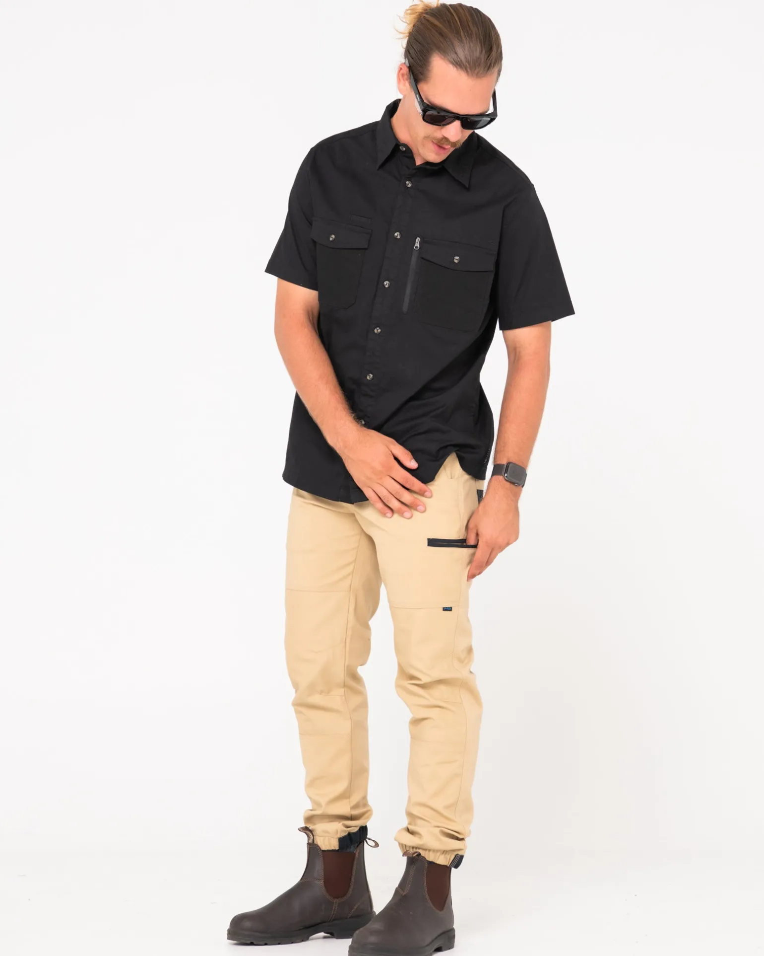 Tr246 Pantalon De Trabajo Elastico Con 9 Bolsillos Y Punos>Rusty Best Sale