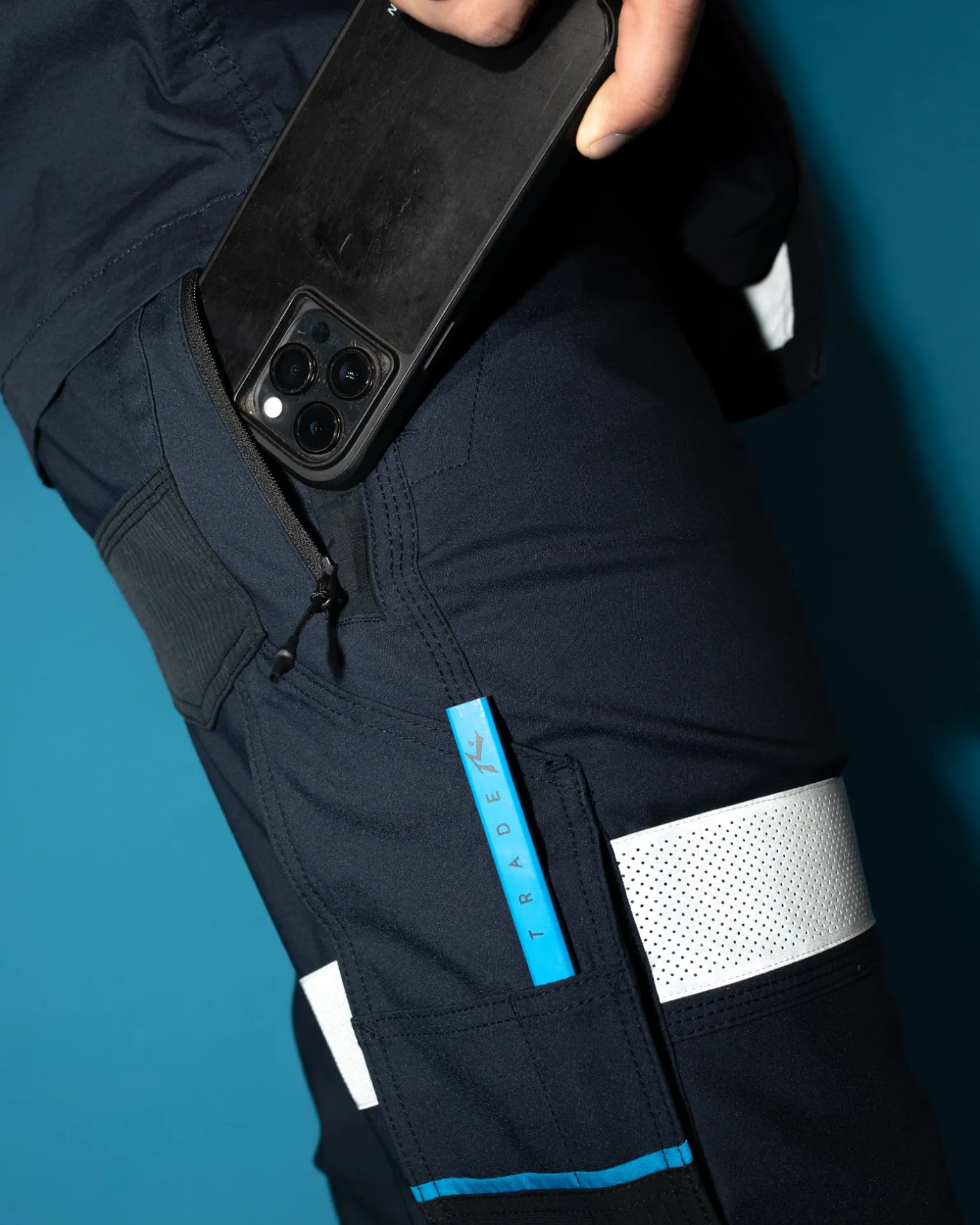 Tr245R Pantalon Elastico Con 9 Bolsillos Reflect>Rusty Fashion