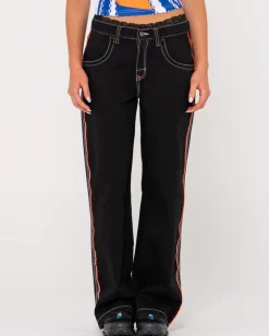 Vaqueros Holgados De Talle Bajo Flip Mommy>Rusty Store