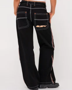 Vaqueros Holgados De Talle Bajo Flip Mommy>Rusty Store