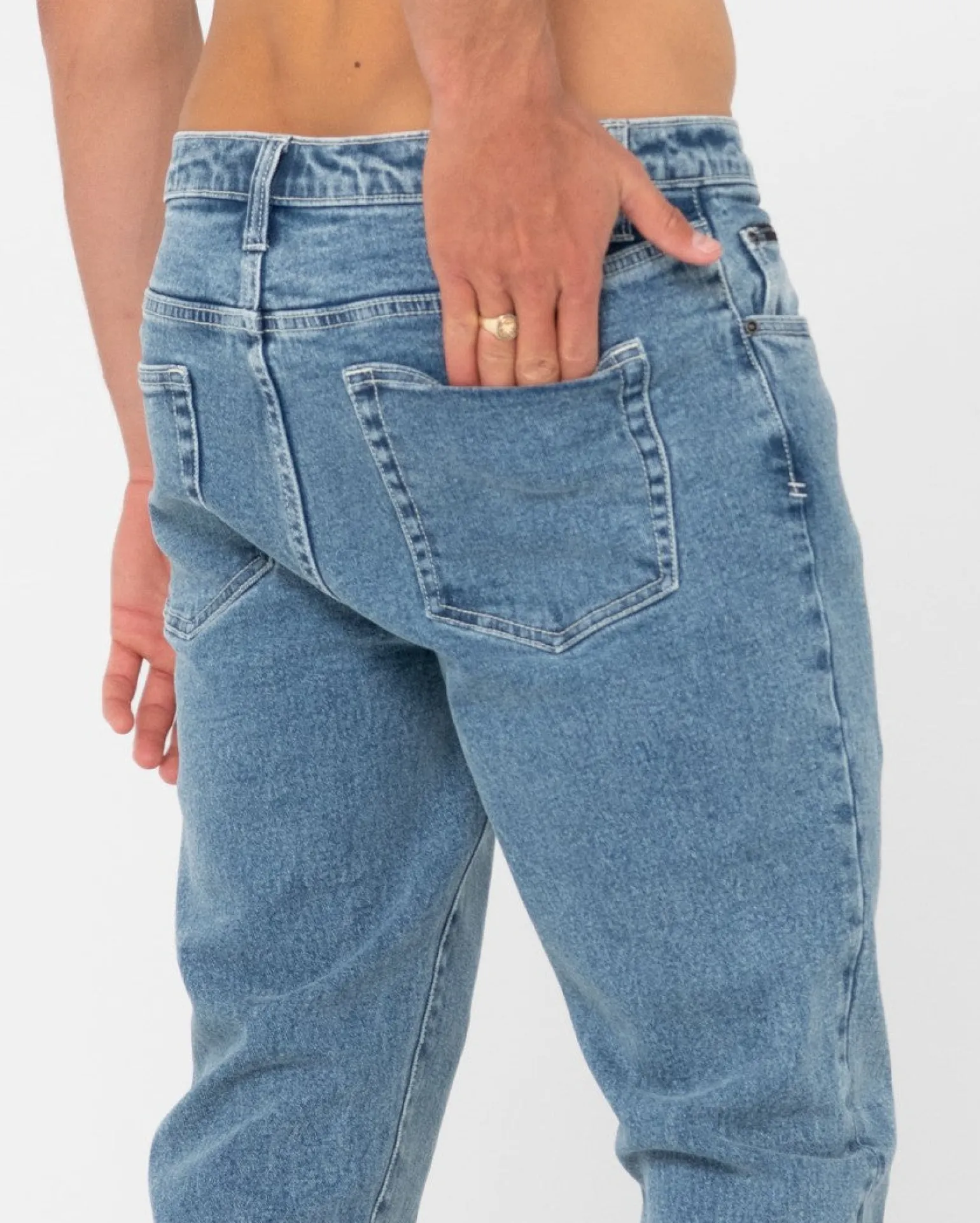 Vaqueros Indi De Corte Slim Con Cinco Bolsillos>Rusty Store