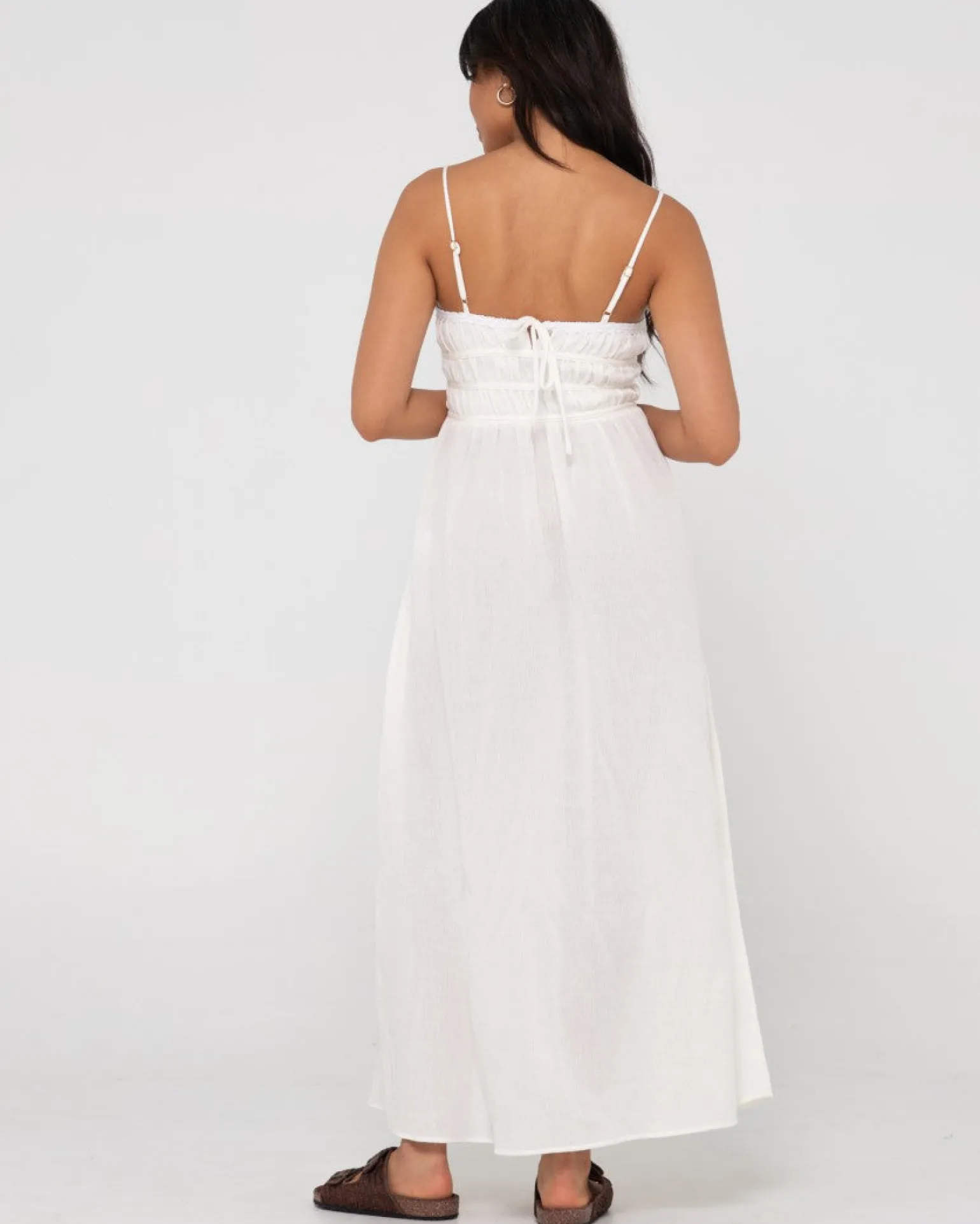 Vestido Largo Fruncido Coco>Rusty Best