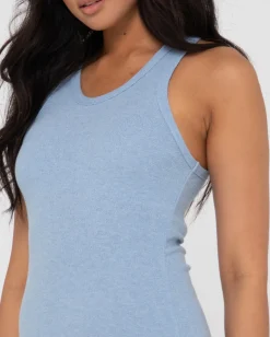 Vestido Largo Sin Mangas De Punto Sunbather><noscript><img width=