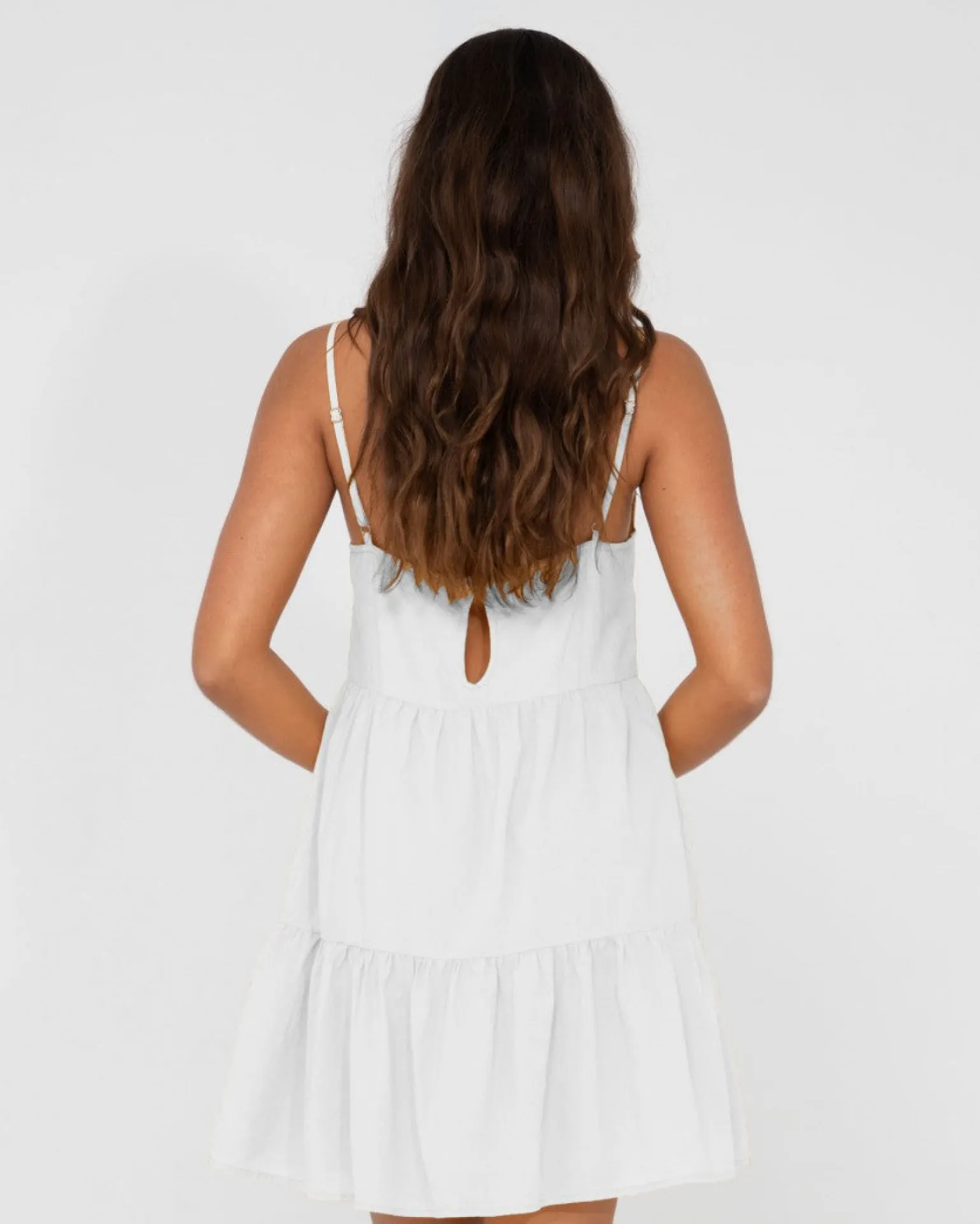 Vestido Lencero Escalonado Heather>Rusty Fashion
