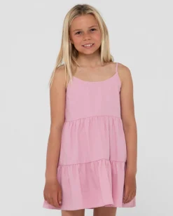 Vestido Lencero Escalonado Sweet Water Para Ninas>Rusty Cheap