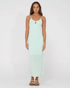 Vestido Lencero Midi Con Aberturas Lucy>Rusty Cheap